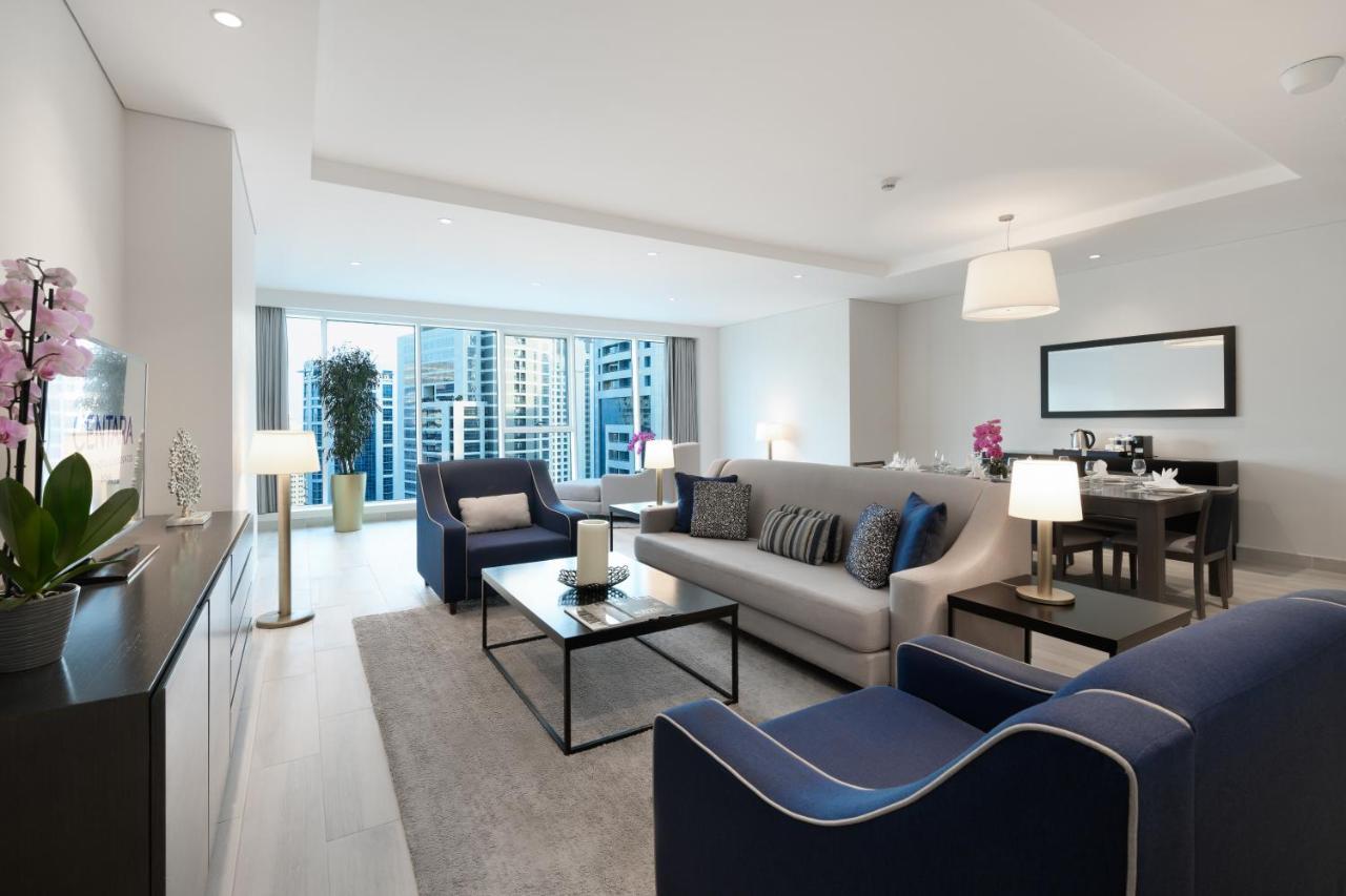Centara West Bay Hotel & Residences Ντόχα Εξωτερικό φωτογραφία A living room in a typical apartment